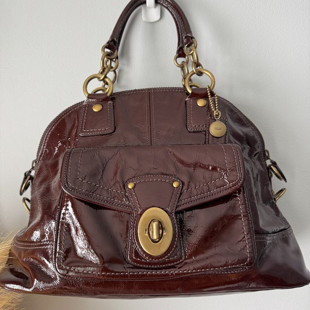 Pre Owned Coach Francine Legacy Bag